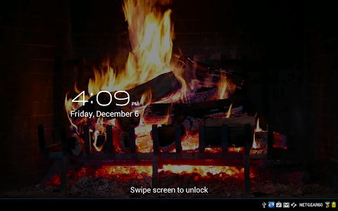 Virtual Fireplace LWP Free screenshot 4