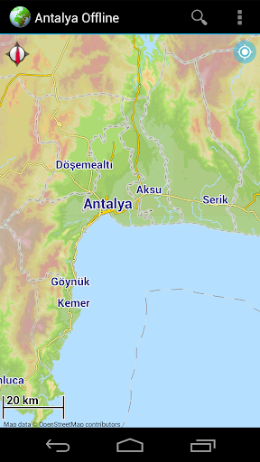Offline Map Antalya Coast