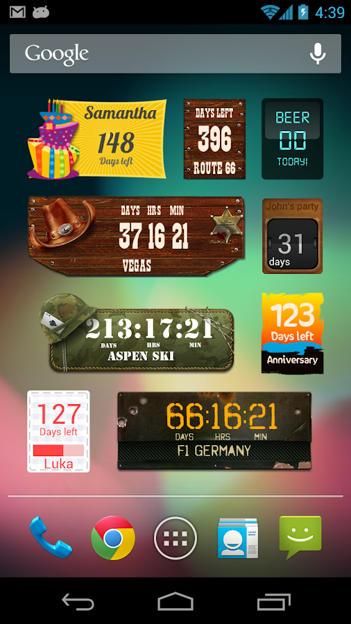 Countdown Widget Android Apps on Google Play