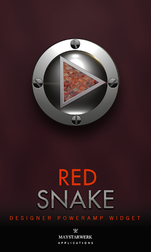 Poweramp Widget Red Snake