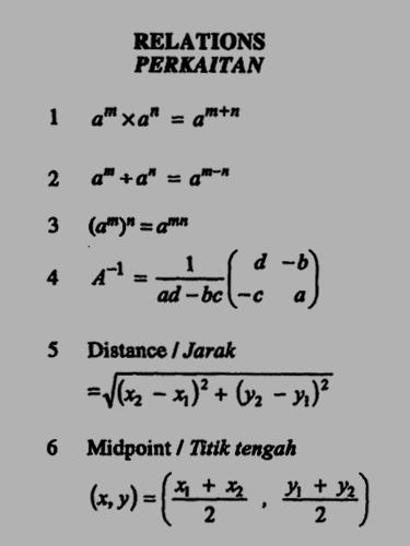 SPM Matematik 2013