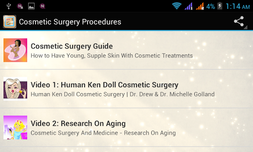 【免費醫療App】Cosmetic Surgery Procedures-APP點子