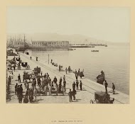 Gezicht op de kade van Smyrna