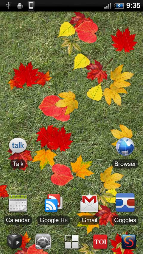 Android application Autumn Leaves Donate LWP screenshort