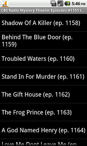 【免費音樂App】CBS Radio Mystery Theater V.24-APP點子