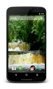 Free Download Waterfall on River Video LWP APK