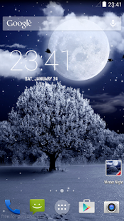 How to install Winter Night Live Wallpaper patch 1.2 apk for bluestacks
