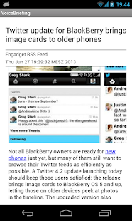Download VoiceBriefing - RSS Reader APK
