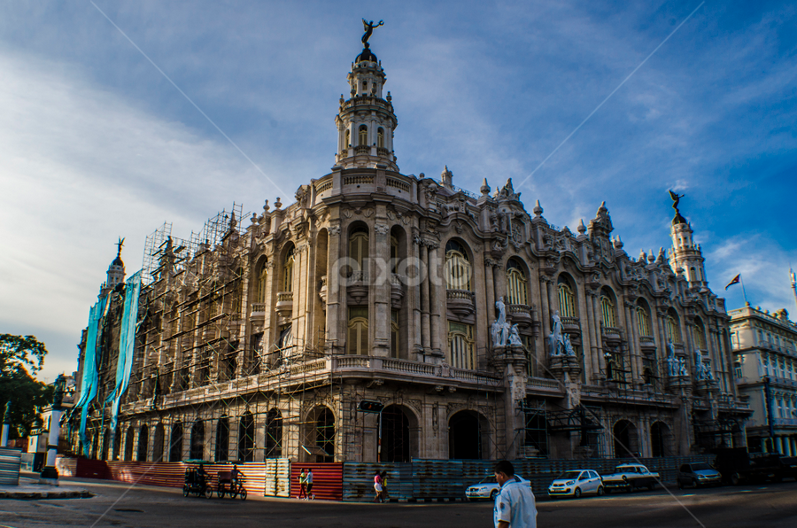 Teather by Enrique Santana Carballo - City,  Street & Park Vistas