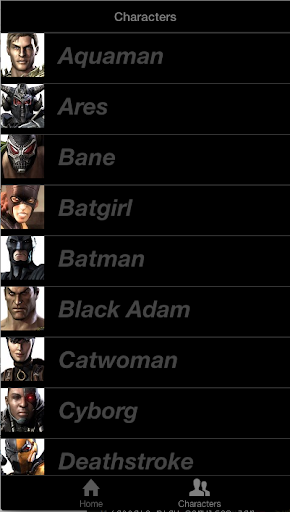 Injustice: GAU - Moves List