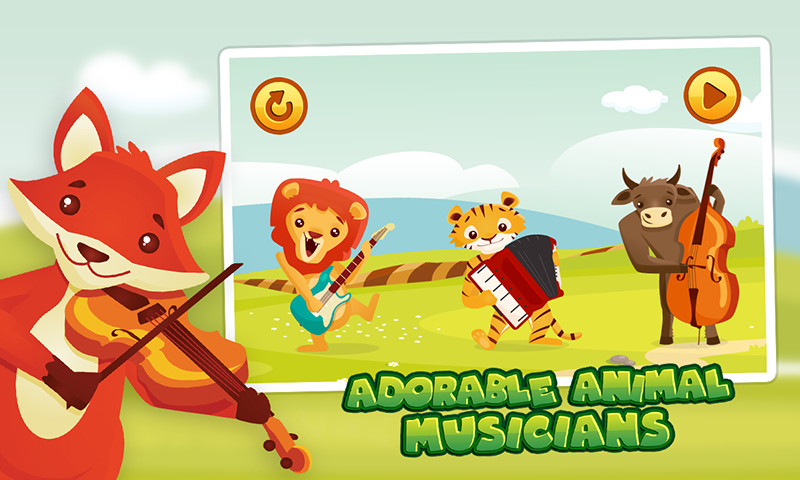 Animal Orchestra Music Game Screen 2