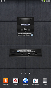 Download Poweramp widget BLACK Black APK for Android