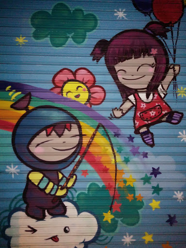 Street Art- Happy Children Julieta