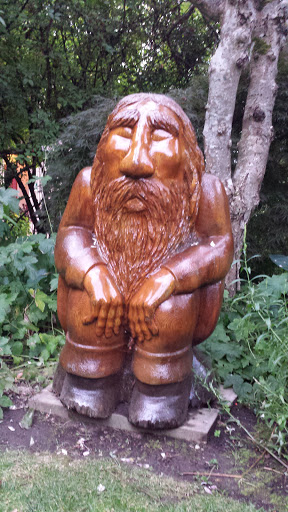Wooden Dwarf Carving