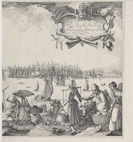 Profiel van Amsterdam, gezien vanaf het IJ (plaat 4)