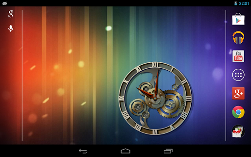 【免費個人化App】Steampunk Analog Clock Widget-APP點子