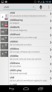 Dictionary Turkish English - náhled