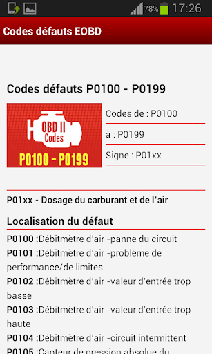 免費下載交通運輸APP|Tous Les Codes Défauts EOBD app開箱文|APP開箱王