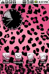 Leopard Print Pink Theme HD