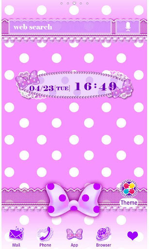 Purple polka dot for [+]HOME