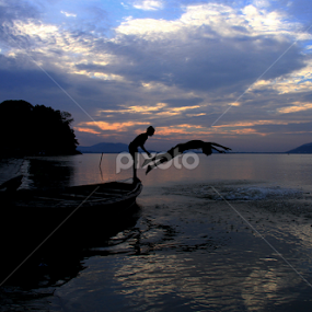 by Anjali Borah - Landscapes Waterscapes