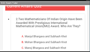 SSC Exam Preparation APK صورة لقطة الشاشة #3