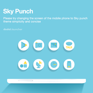 Free Download Sky Punch dodol theme APK for Android