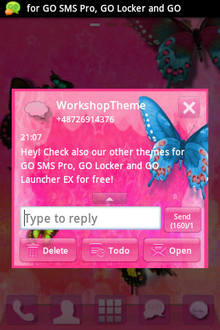 【免費個人化App】GO SMS Pro Theme Pink Nice Buy-APP點子