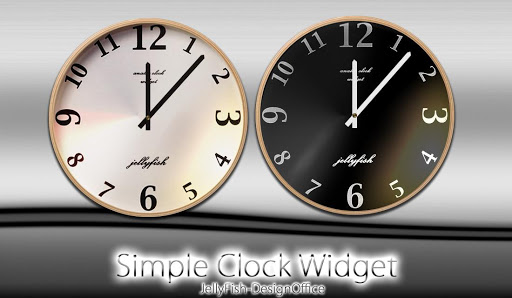 シンプルなアナログ時計ウィジェット2