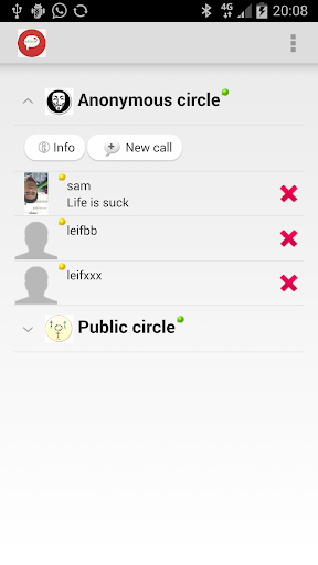 m2 circles messenger
