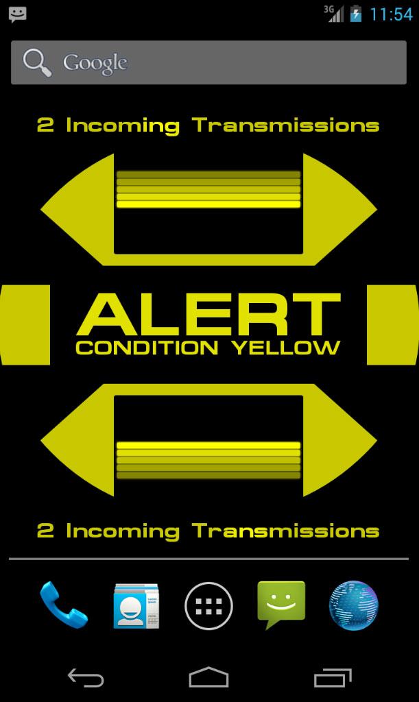 ST: Red Alert Wallpaper Screen 3