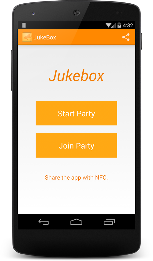 Android application JukeBox screenshort