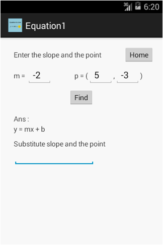 【免費教育App】MATH/Equation of a Line-APP點子