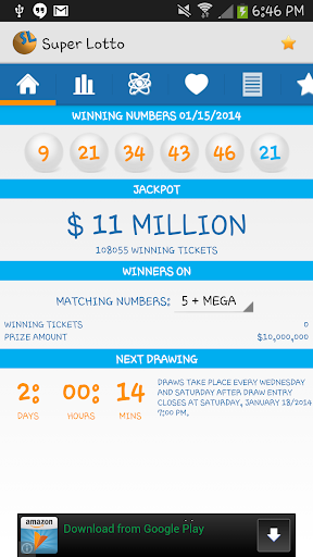 SuperLotto Plus Lottery Board