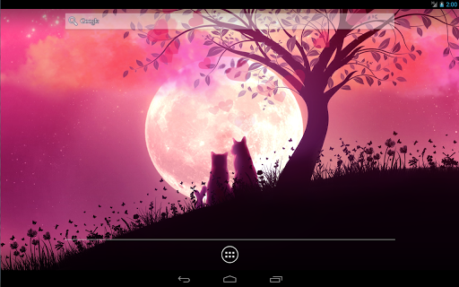 【免費個人化App】Lovers cats Live Wallpaper-APP點子