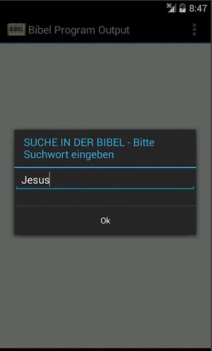 Bibel - Schnellsuche