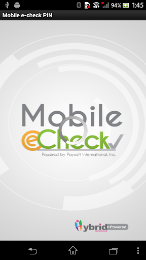 Mobile eCheck
