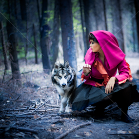 once upon a time by Attila Hajos - Animals - Dogs Running