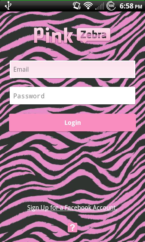 Pink Zebra 2.0 for Facebook Screen 1