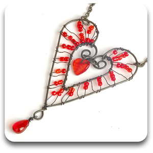 Wire Heart Necklace 1.1