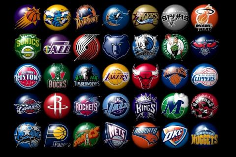 NBA all team 3D wallpapers HD - All 30 NBA teams Real 3D logo themes ...