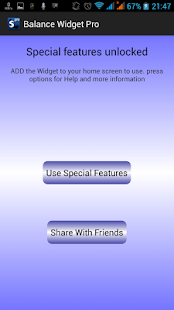 Download Balance Widget Pro (FREE) APK for PC