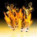 Burning Dice theme 480×800 logo