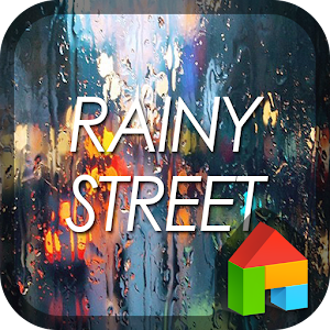 Rainy street dodol theme.apk 4.1