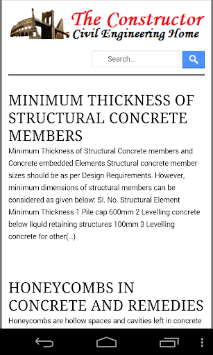 Civil Engineering Application