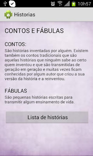 Histórias Infantis