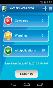 Anti Spy Mobile PRO Screenshot