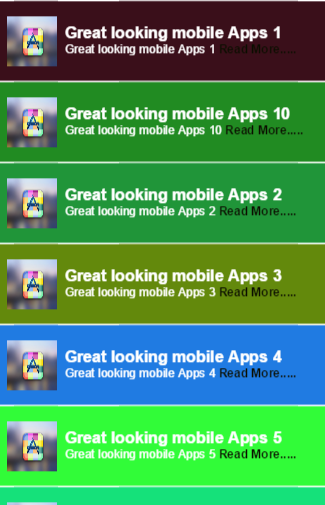 Great looking mobile Apps