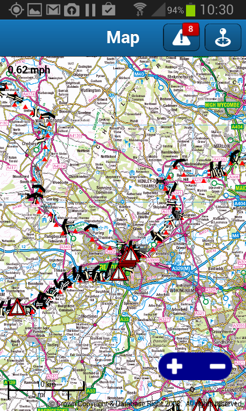 Android application Thames, K&amp;A &amp; South screenshort