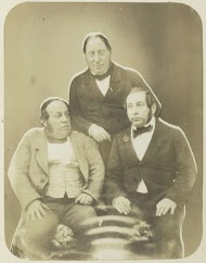 Portret van de Oppenheims, zwagers van de fotograaf